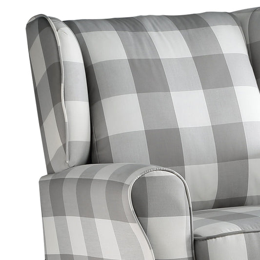 Patli - Glider Chair With Swivel - Gray