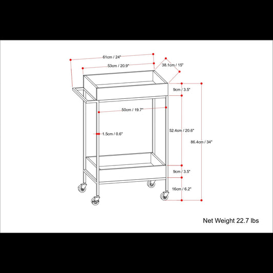 Simons - Bar Cart - Natural