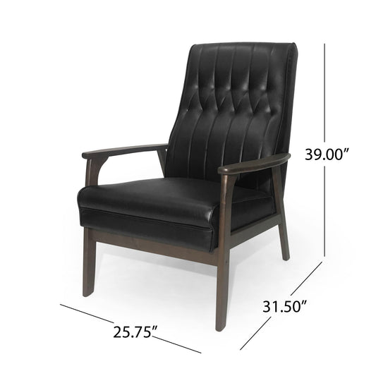 Mid Century Modern Upholstered Accent Chair