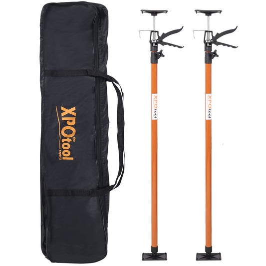 Adjustable Support Pole System For Drywalls And Cabinets With Carry Bag