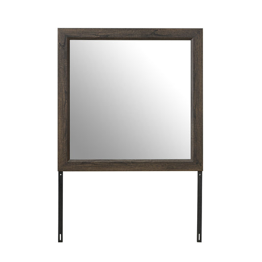 Harry - Mirror, Large Scale Design For Bedroom - Brown