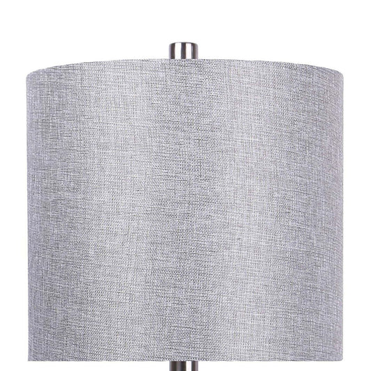 Gemma - Contemporary Table Lamp (Set of 2) - Brushed Nickel