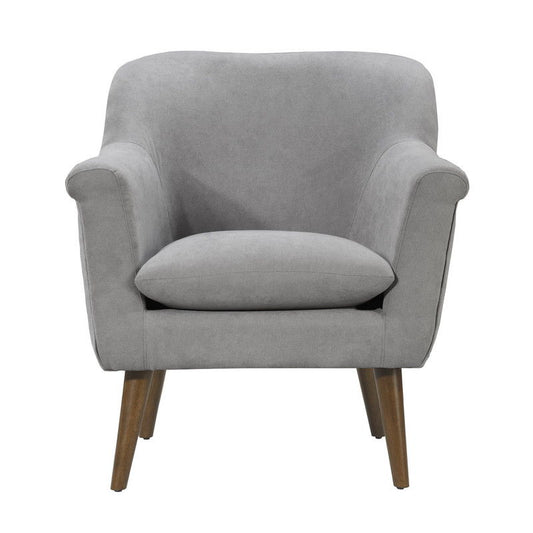 Shelby - Oversized Armchair - Gray - Fabric