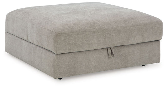 Aslan Court - 5 Pc. - 4-Piece Sofa Pit Sectional, Ottoman - Pebble