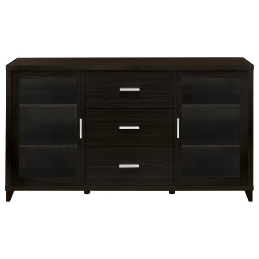Nyler - 3 Drawer Rectangular TV Console - Cappuccino