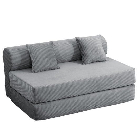 Convertible Sofa Bed, 2 Seater Fold Out Floor Couch