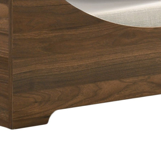 Gibson - Alder Wood Finish Comfy Pet Bed With Cushion - Brown