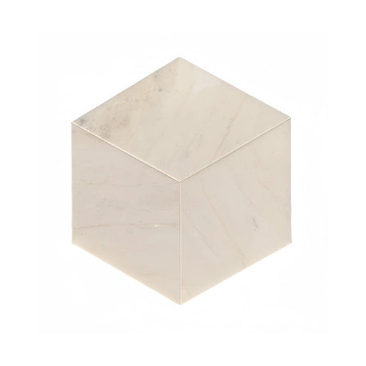 Hexagon Natural Marble Polished Tile For Wall And Floor (Set of 12)