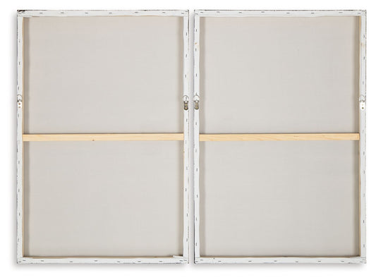 Brockdunn - Wall Art Set (Set of 2) - Tan / Brown