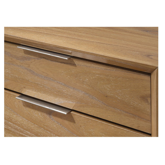 6 Drawer Storage Dresser, Bedroom Furniture - Natural Wood