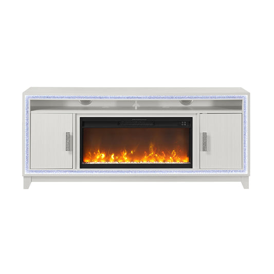 Almera - Fireplace With Adjustable Temperature And LED Options