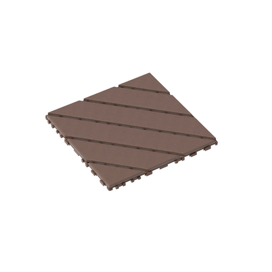 Durable Plastic Interlocking Deck Tiles, Waterproof Outdoor And Indoor Use