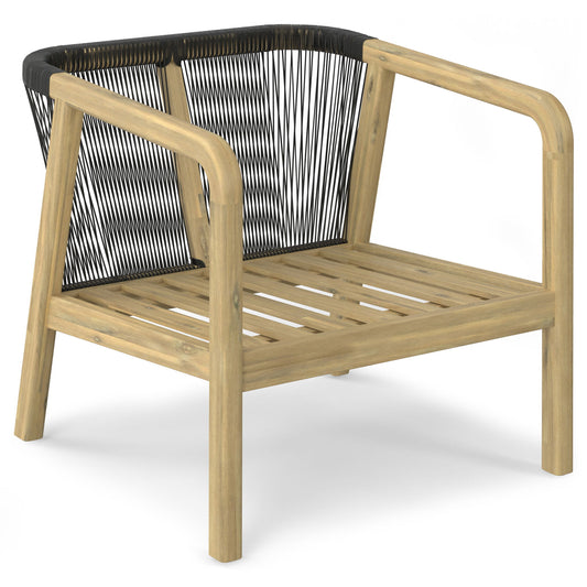 Palmetto - Outdoor Conversation Chair (Set of 2) - Silver
