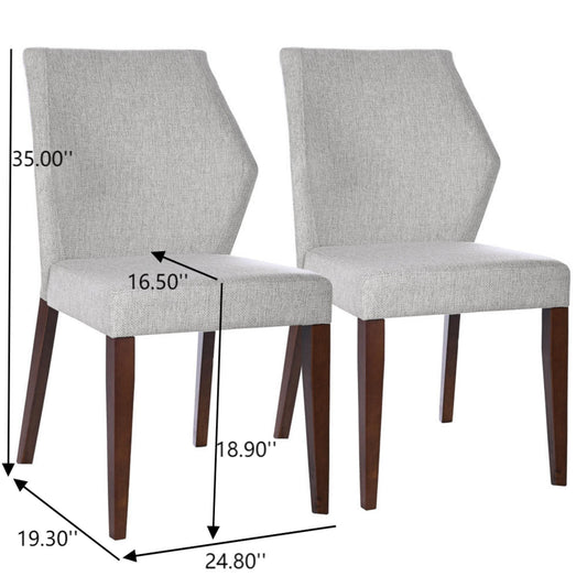 Luca - Dining Chair (Set of 2) - Light Gray