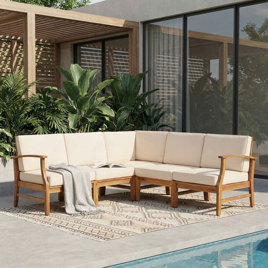 Perla - 5 Pieces Sofa Set