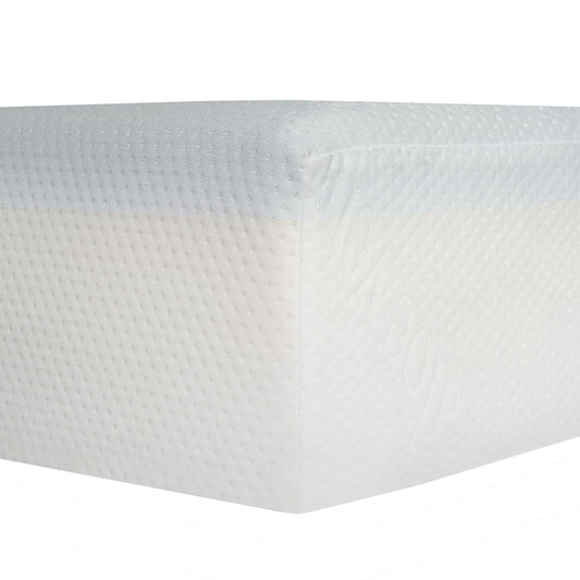 6" Firm Gel Memory Foam Mattress With Cooling Technology - White - Full