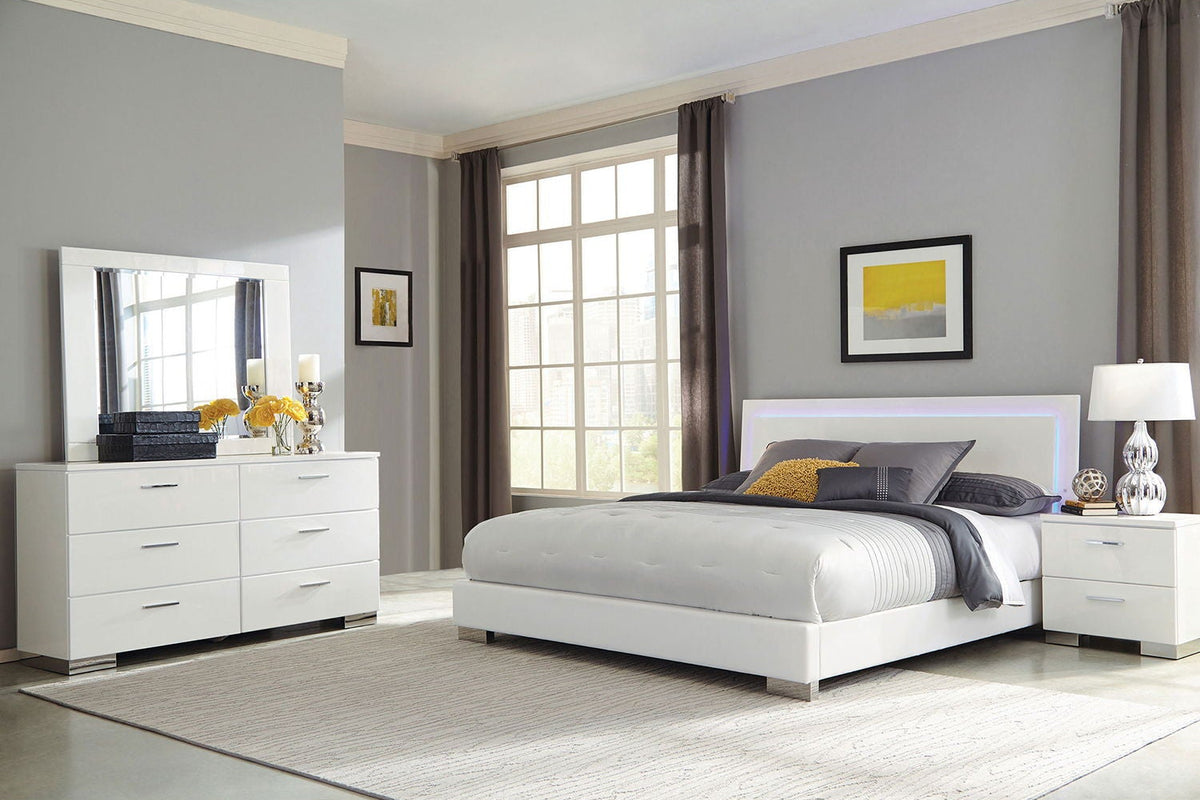 Dulcey - Bedroom Set & LED Lighting