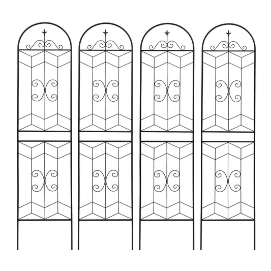 Garden Trellis, Rustproof Support For Climbing Plants