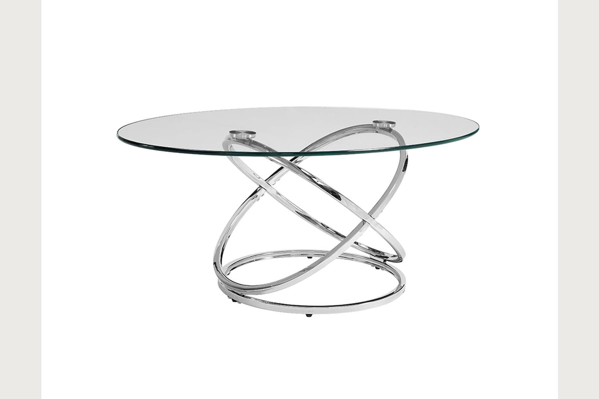 Cocktail Table Set - Chrome