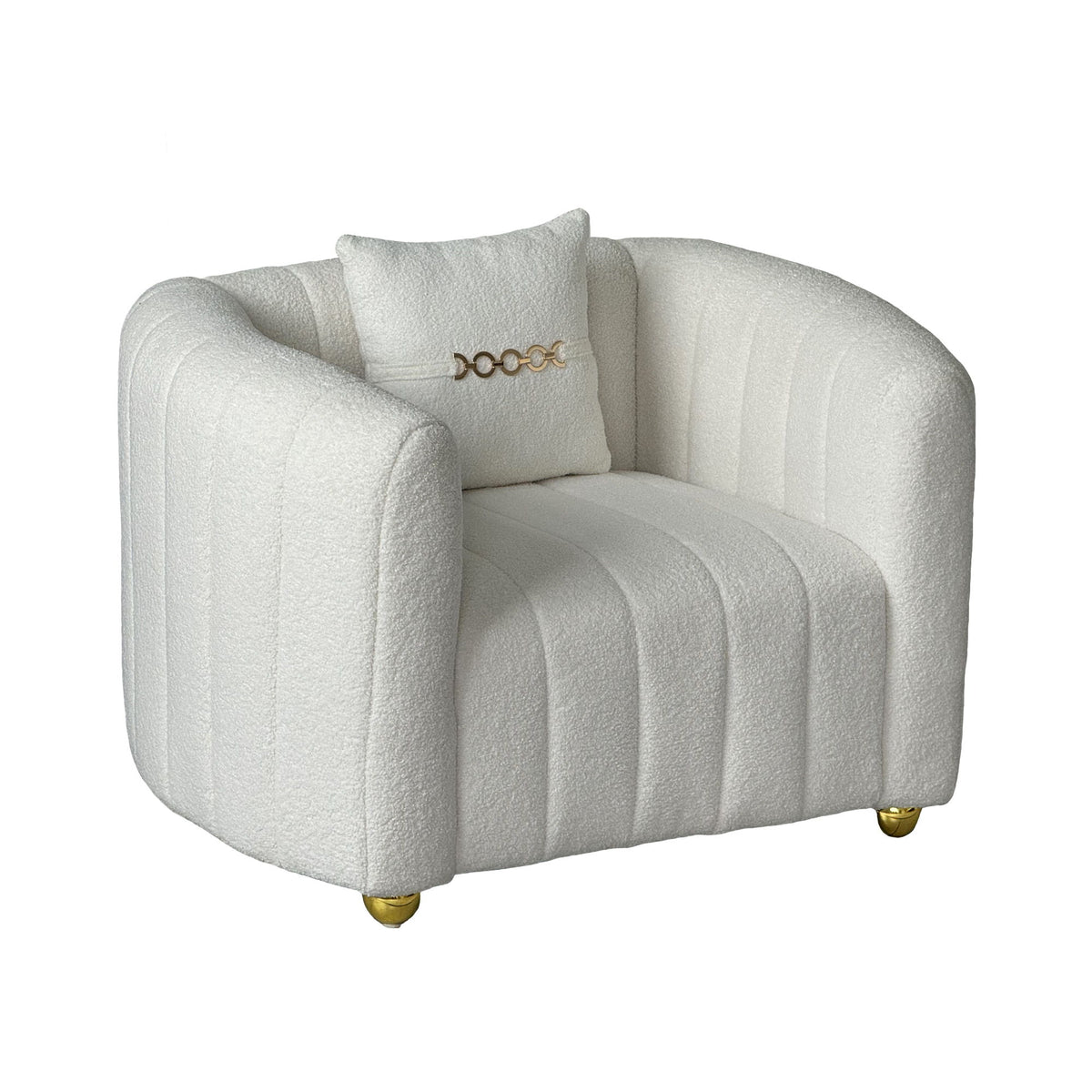 Single Sofa With High Resilience Foam