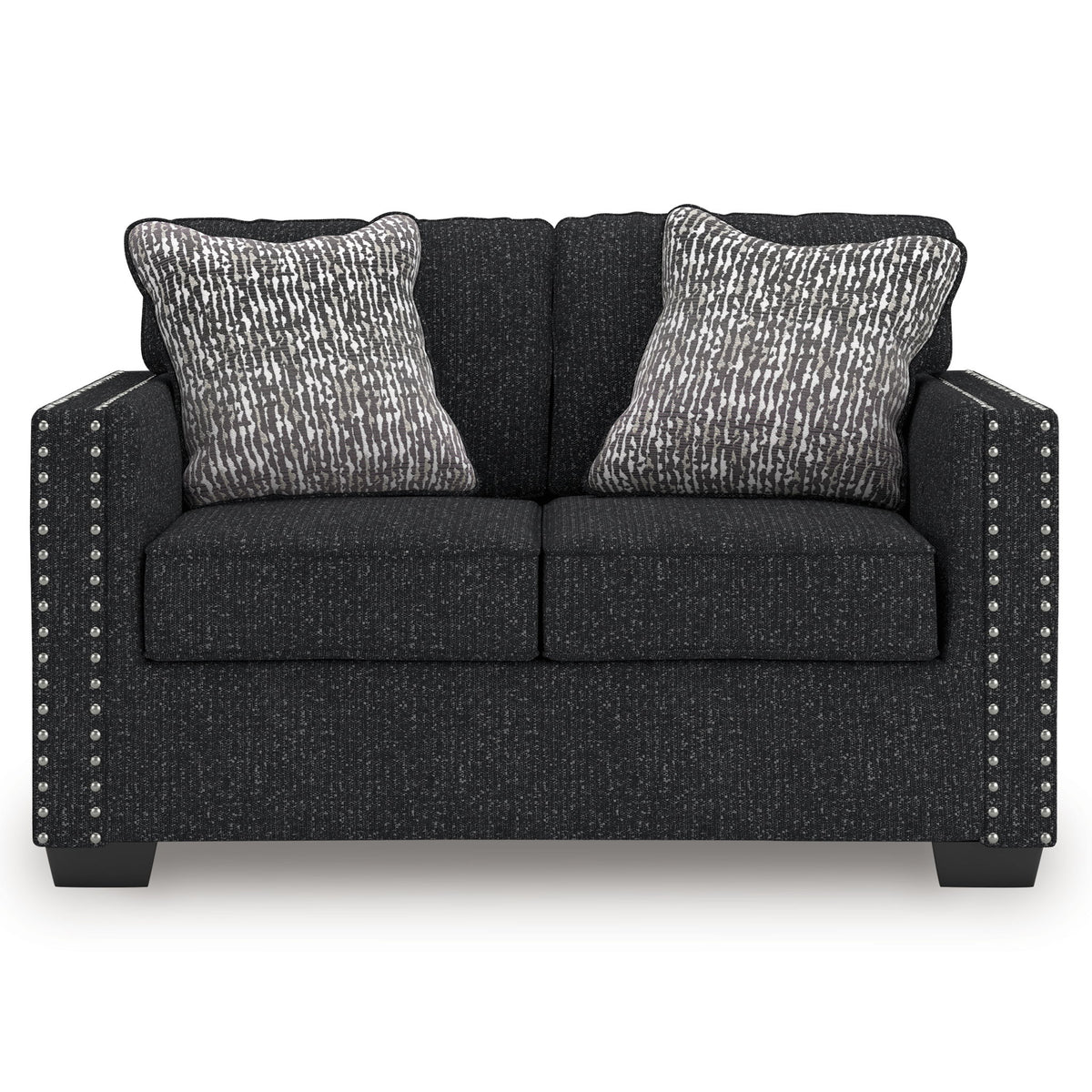 Jasmine Peaks - Loveseat - Coal