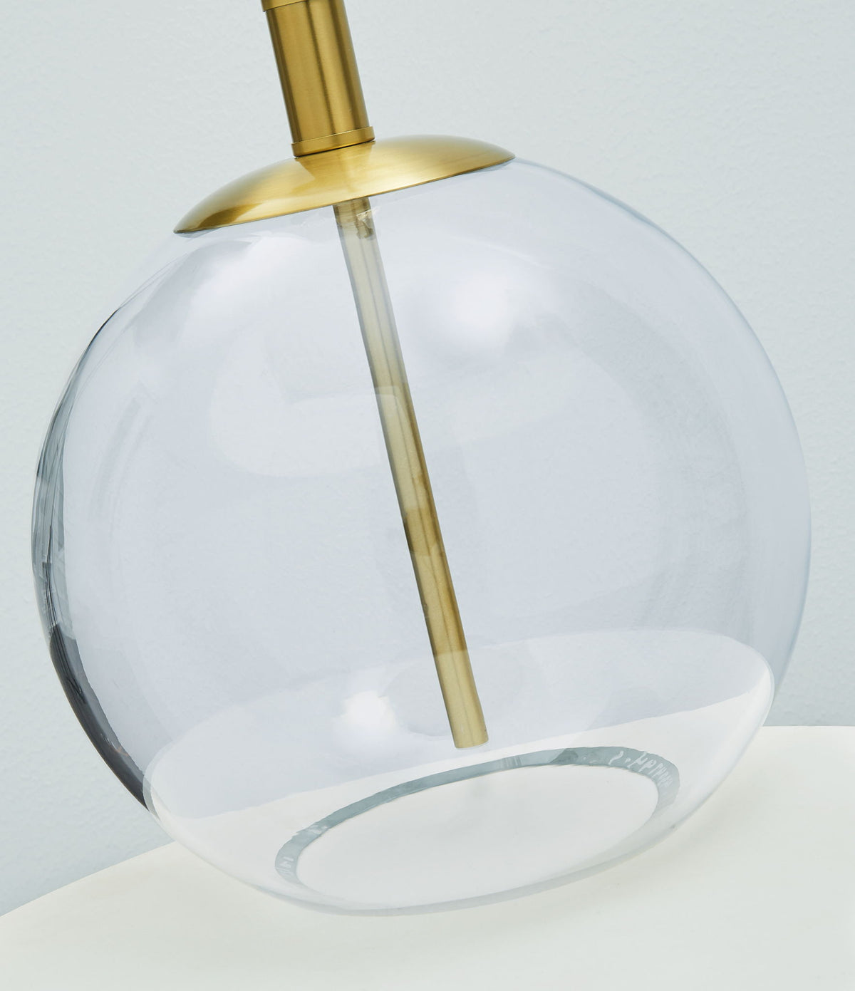Samder - Glass Table Lamp - White