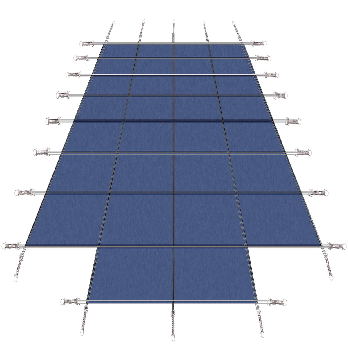 Pool Safety Cover, Fits 18 X 36Ft Rectangular Inground Winter Swimming Pools, High Strength Mesh - Blue