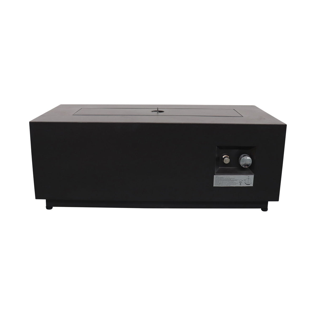 Outdoor Fire Pit Table With Lid, Fuel Versatility