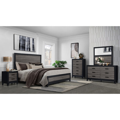 Soluto - Nightstand - Black / Gray