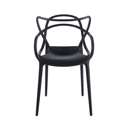 Dining Chair (Set of 4) - Black - Plastic
