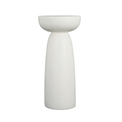 Magnesium Oxide Plant Stand - White