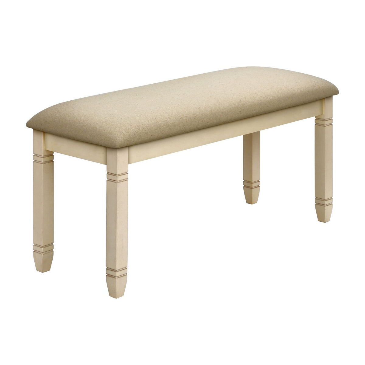 Upholstered Bench With Solid Legs