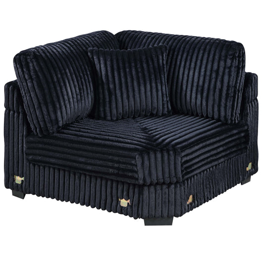 Corner Wedge Chair With Pillow, Living Room Furniture