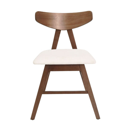 Vida - Dining Chair (Set of 2) With Upholstered Seats - Light Beige