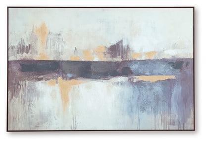 Gatesford - Wall Art - Blue / White / Tan