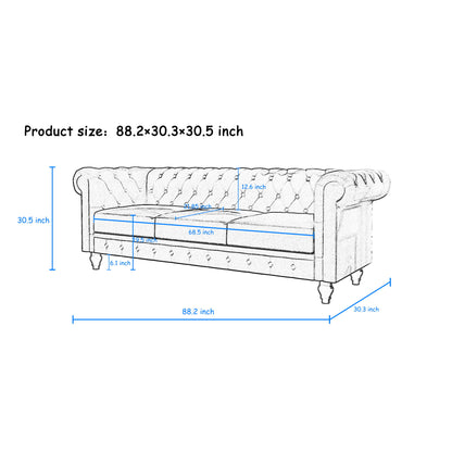 Tufted Elegant Sofa