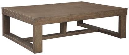 Cariton - Rectangular Cocktail Table - Gray