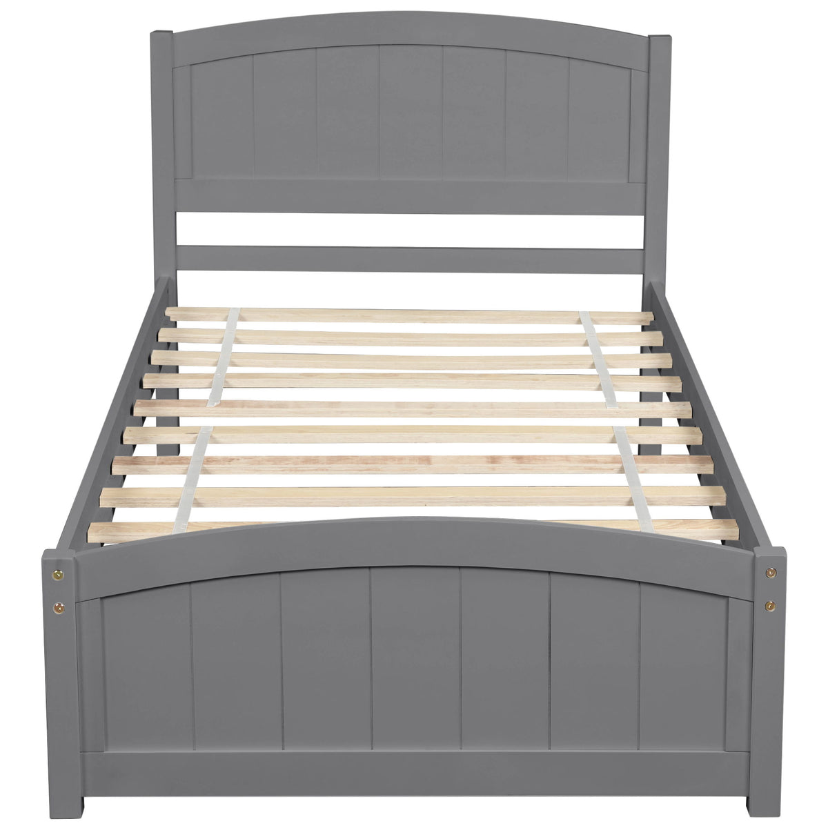 Platform Bed & Headboard, Footboard And Wood Slat Support