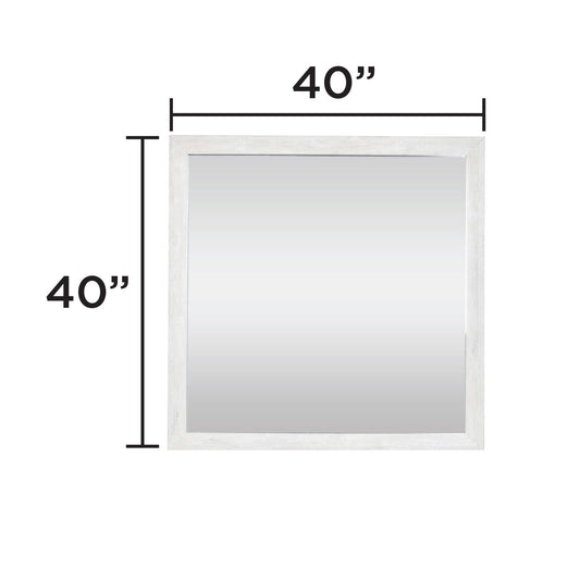 Denver - Square Mirror - Natural / Rustic