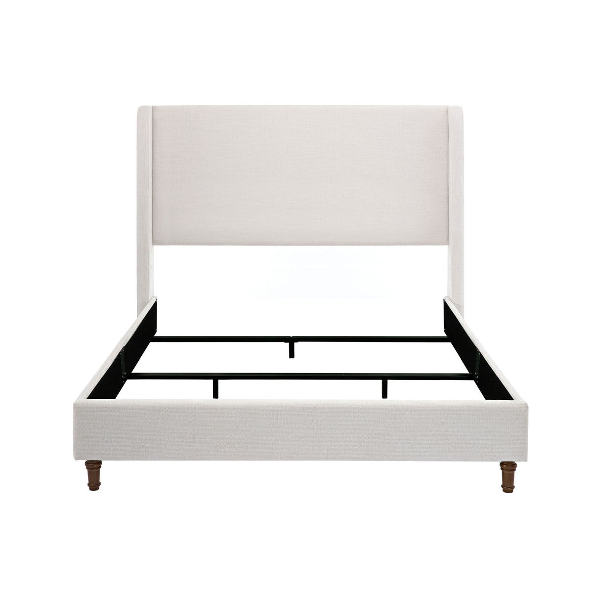 Hayden - Upholstered Wingback Bed With Tall Headboard