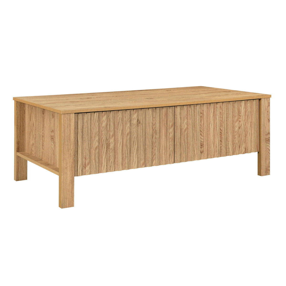 Thayer - 47" Two Drawer Coffee Table - Natural