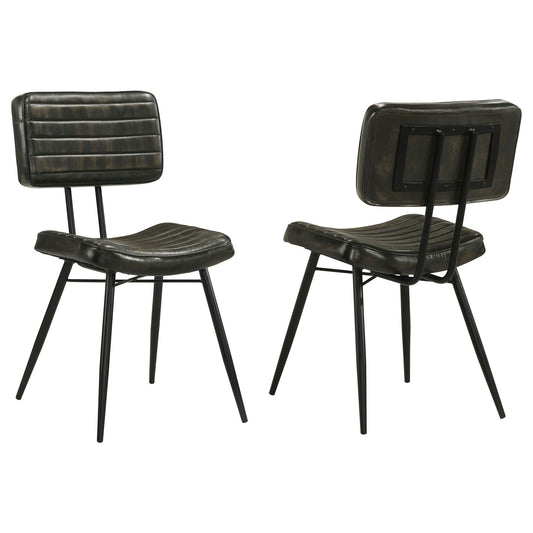 Molly - Upholstered Dining Chair (Set of 2) - Espresso