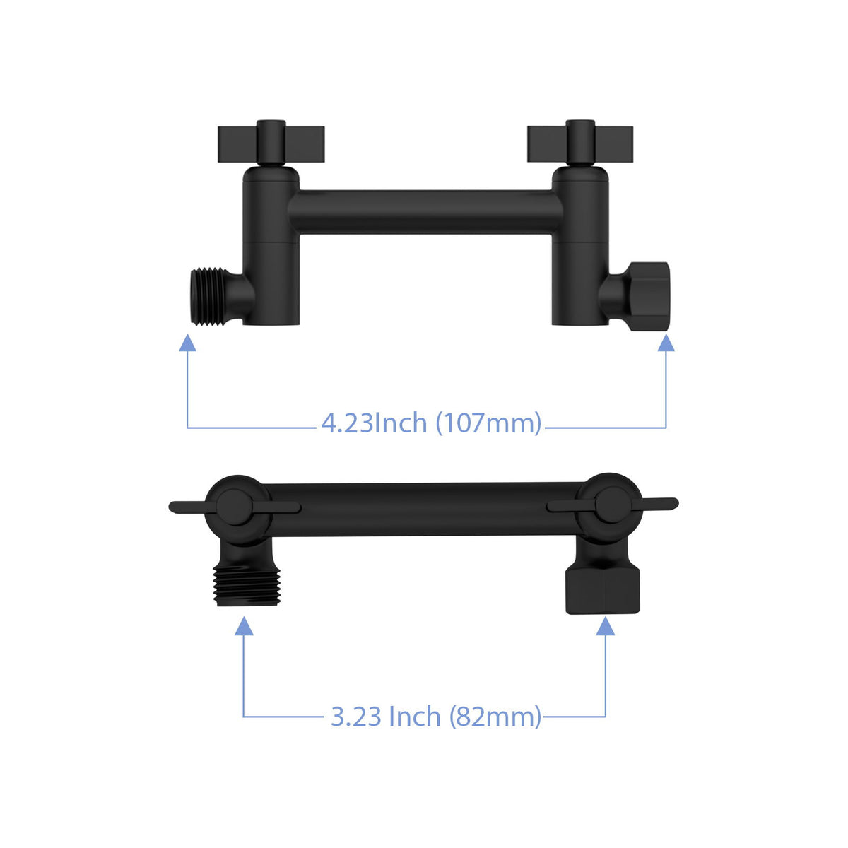 Sleek Design Stainless Steel Shower Arm Extension