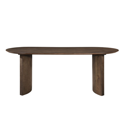 Kody - Oval Dining Table - Dark Walnut