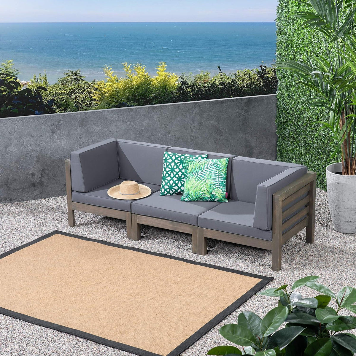 Oana - 3 Piece Sofa Set With Water Resistant Cushions