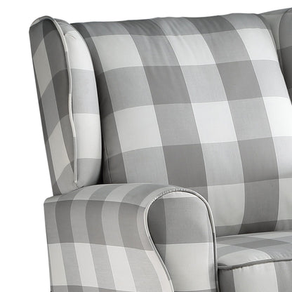 Patli - Glider Chair With Swivel - Gray