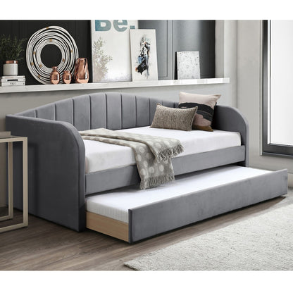 Daybed Trundle With Slat Support - Gray