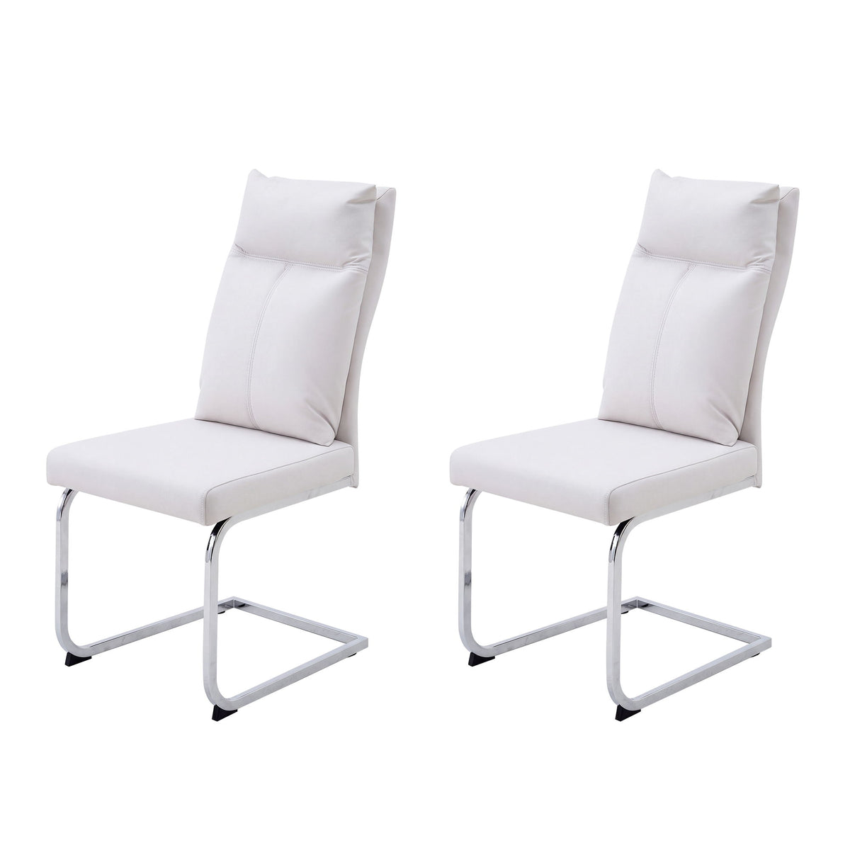 Modern Dining Chair SetWith Soft Cushion Backrest (2 Pieces)