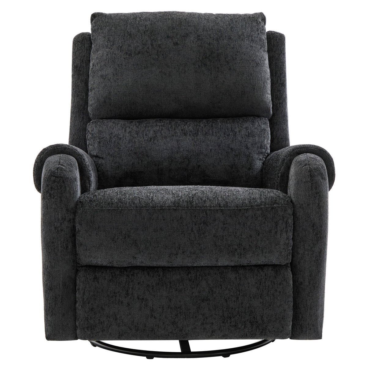Manual Recliner Massage Chair With Swivel Rocker, 8 Massage Modes, Side Storage Pocket