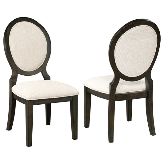Fulton - Oval Back Dining Side Chair (Set of 2) - Espresso